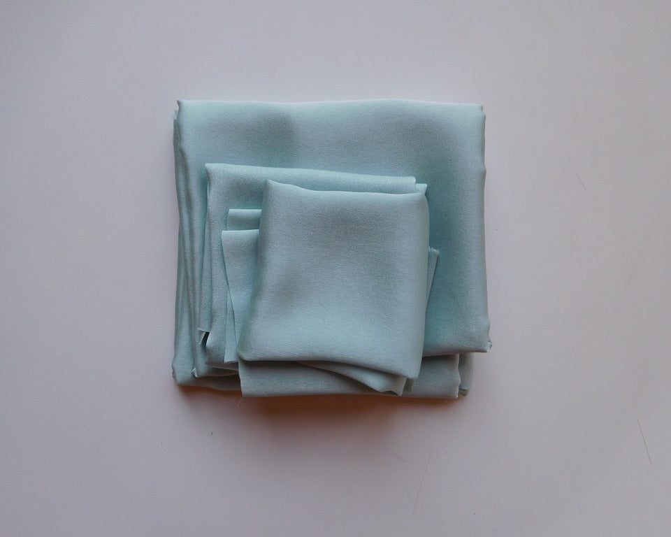 Satin Fame, Light Blue, Bundle of 3