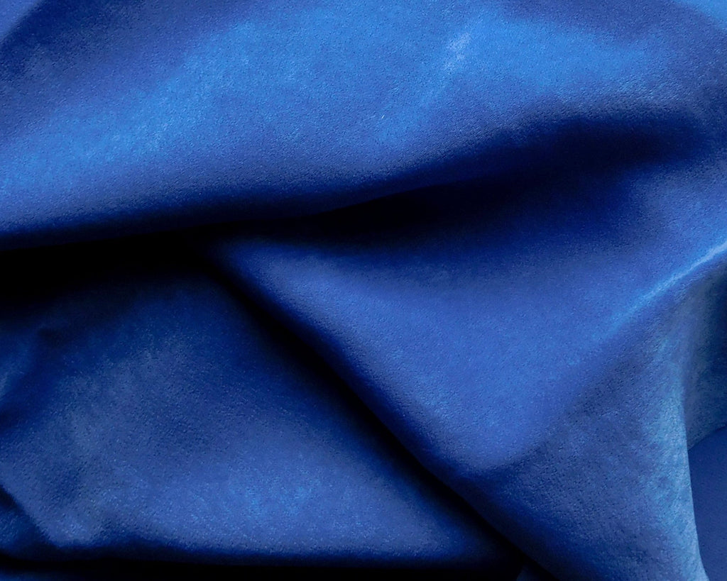 Satin Fame, Blue, Bundle of 3 Designer Offcuts