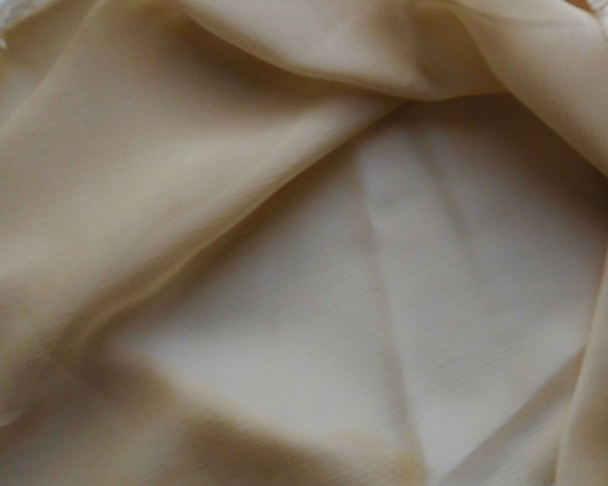 Silk Chiffon, Pale Yellow, Bundle of 2 Designer Offcuts