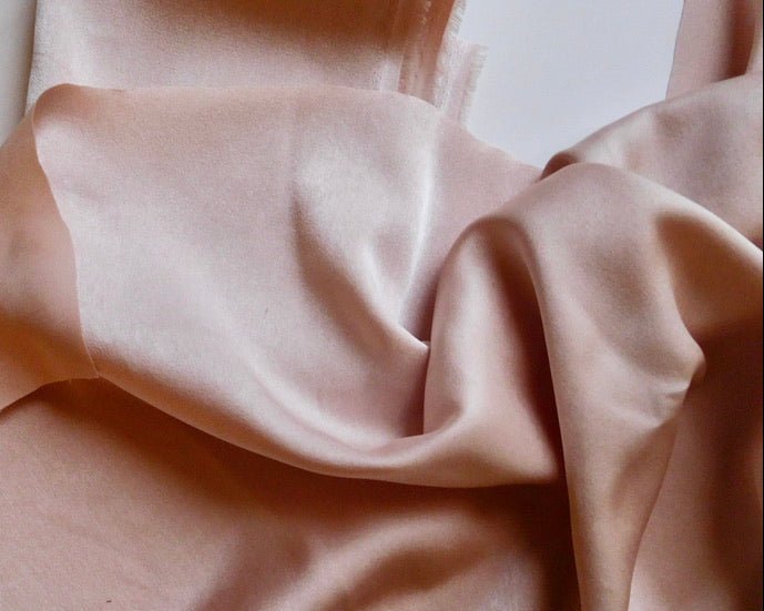 Silk Satin, Pink, Bundle of 2 Designer Offcuts