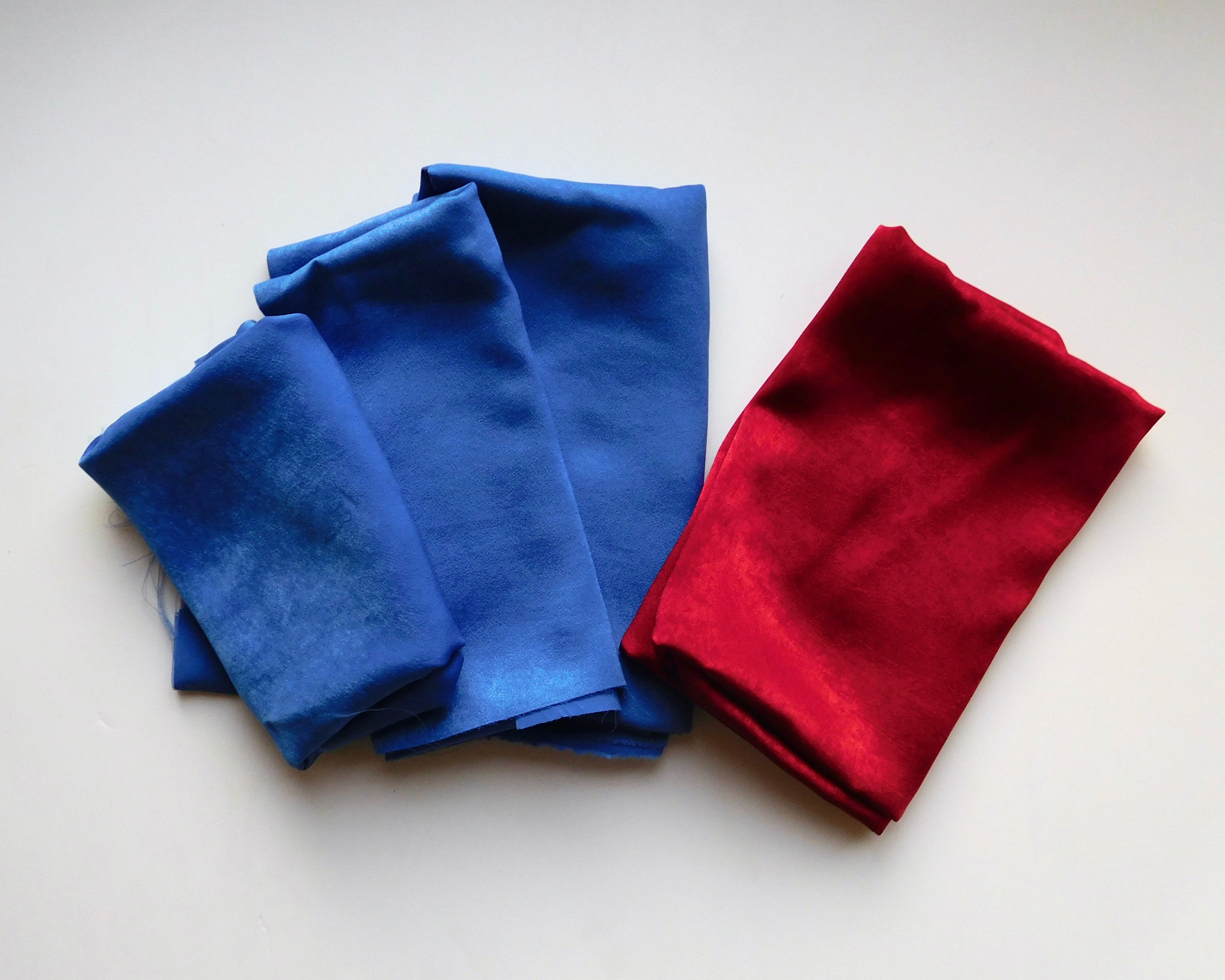 Satin Fame, Crimson, (70x50cm) Designer Offcuts