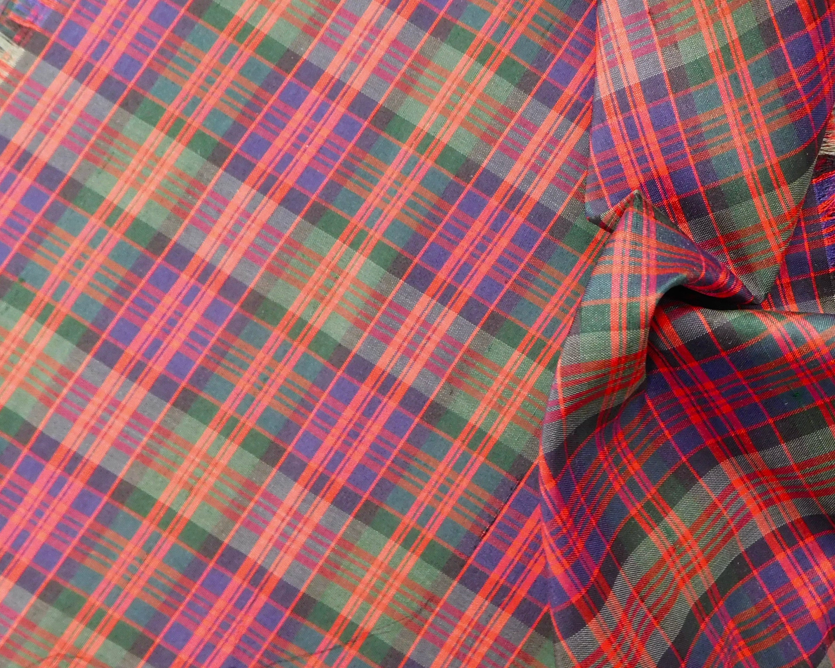 Tartan, (73cm x 73cm)