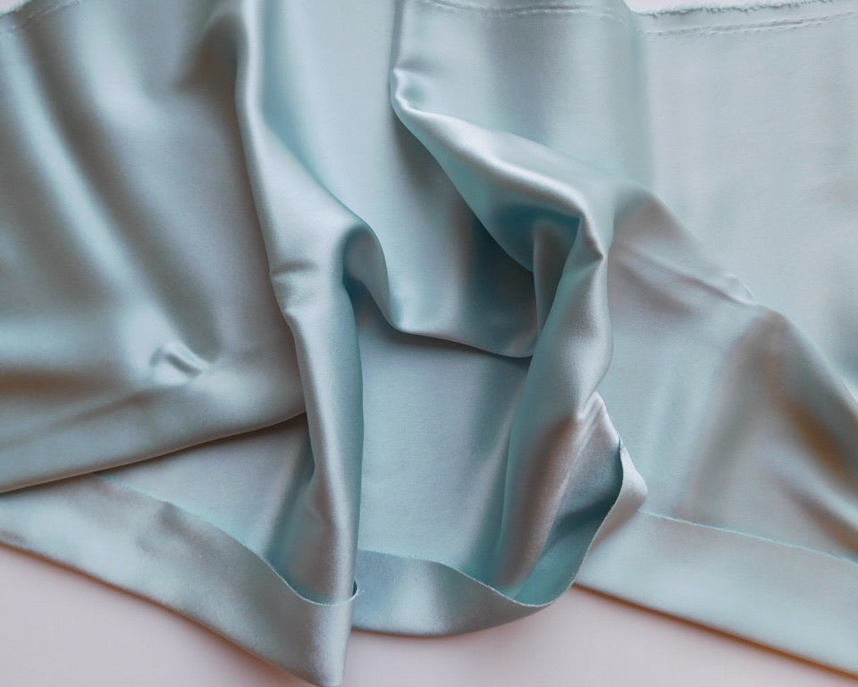 Satin, Light Teal, (80cm x 35cm)