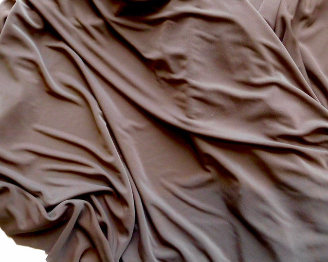 Stretch Jersey, Brown, (105cmx90cm)