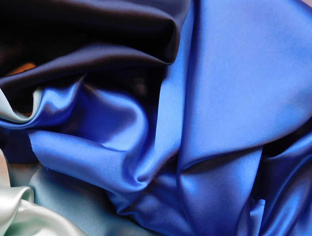 Polyester Lining, Bundle of 4, Assorted Blues