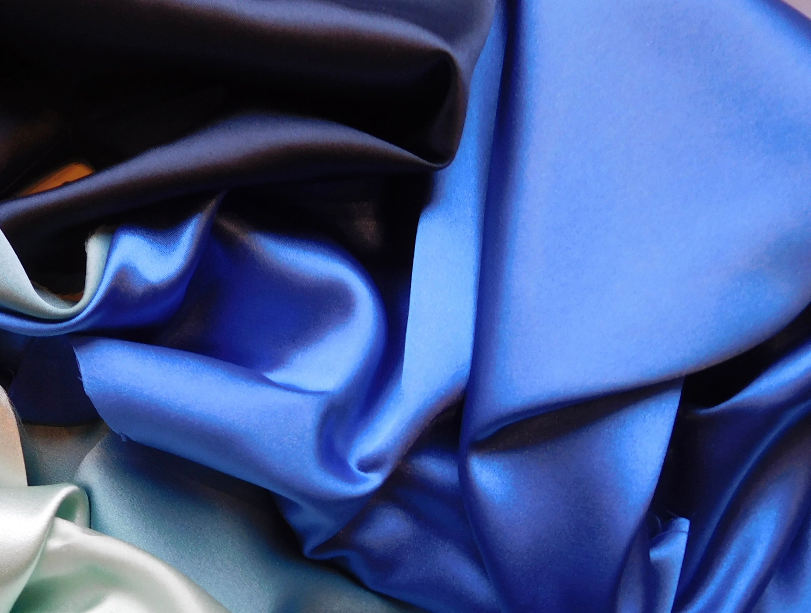 Polyester Lining, Bundle of 4, Assorted Blues