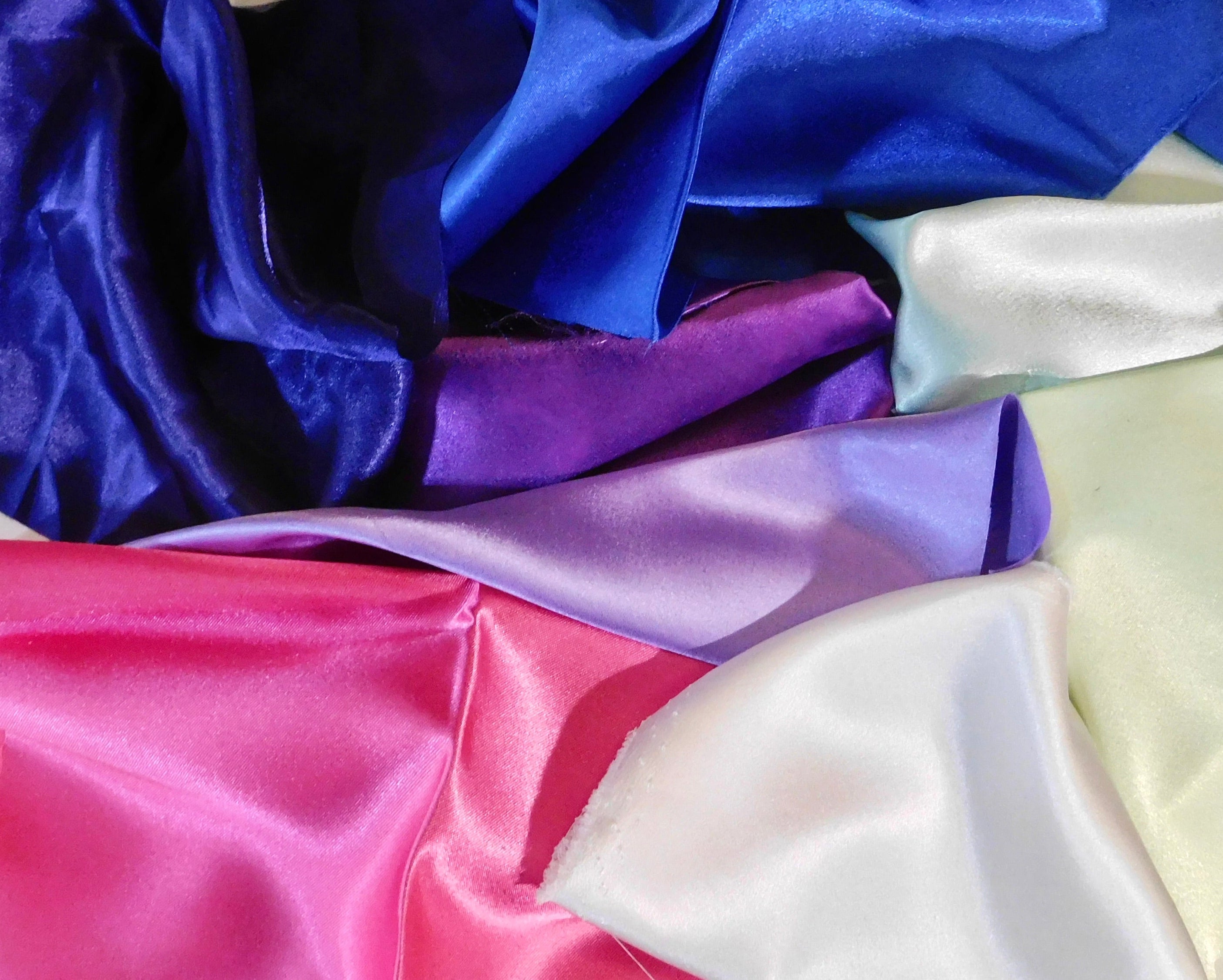 Polyester Lining Fabric, Bright Winter Hues, 10 Fat Quarters