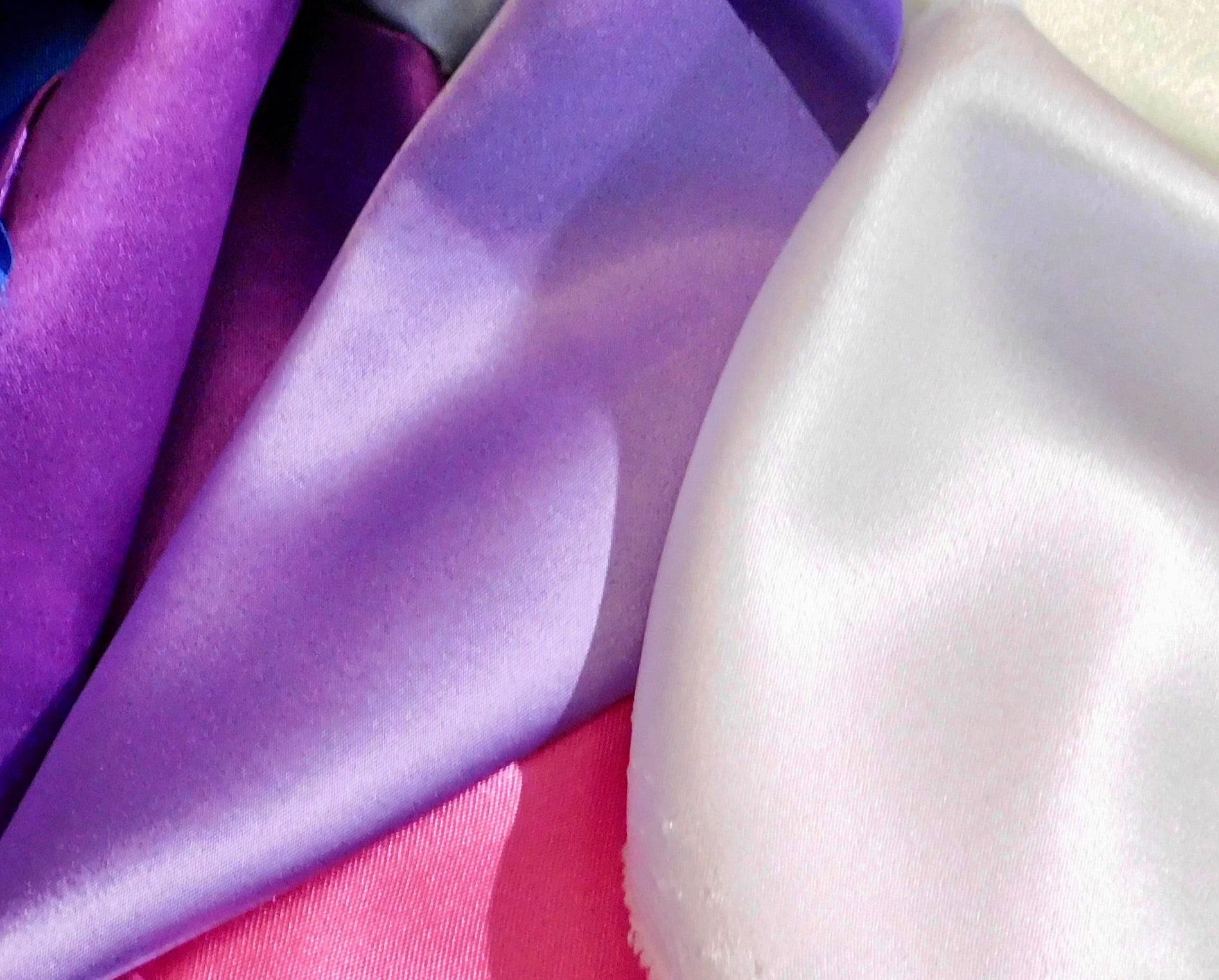 Polyester Lining Fabric, Bright Winter Hues, 10 Fat Quarters