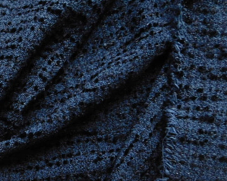 Woven Tweed, Blue, Bundle of 3