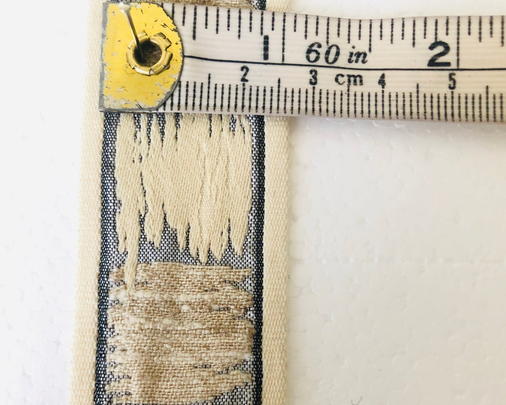 Thin Patterned Gold and Coloured Ribbon, 4 Variations, By the Metre Designer Offcuts